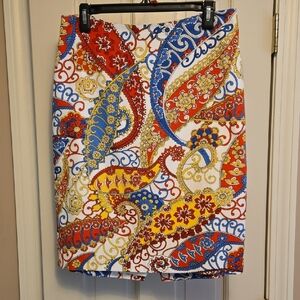 Colorful Paisley Women's Skirt